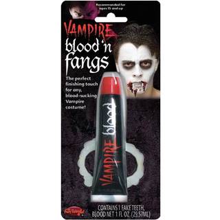 Vampirzähne Economy mit Blut