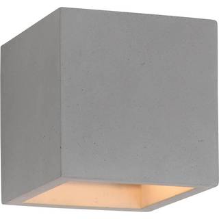 Paul Neuhaus væglampe Eton, beton, 12 cm x 12 cm, op/ned