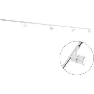 Moderne 3-faset skinnesystem hvid med 4 spotlights 3000-4000K - Ruler 38