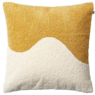 Chhatwal & Jonsson Yogi pudebetræk 50x50 cm Spicy yellow/Offwhite