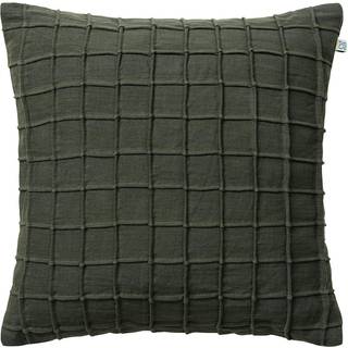 Chhatwal & Jonsson Jammu Pudebetræk 50x50 Cm t - Pyntepuder & Betræk Hør Skovgrøn - CC430173-22