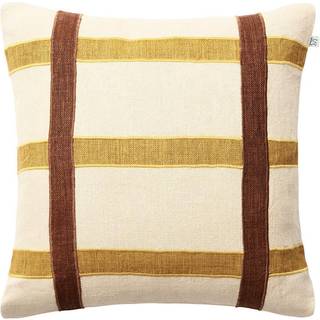 Chhatwal & Jonsson Kiran pudebetræk 50x50 cm Spicy Yellow/Taupe