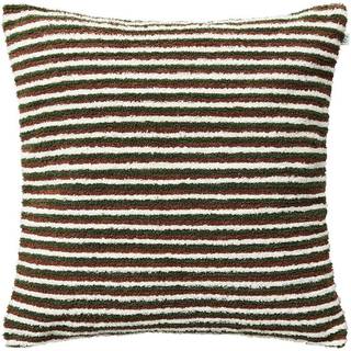 Chhatwal & Jonsson Raipur pudebetræk 50x50 cm Cognac/Cactus Green/Offwhite