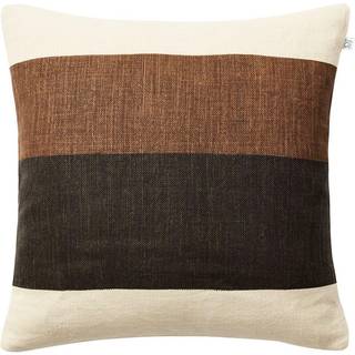 Chhatwal & Jonsson Kumar pudebetræk 50x50 cm Taupe/Dark Brown