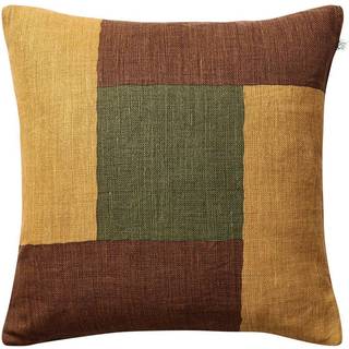 Chhatwal & Jonsson Halo pudebetræk 50x50 cm Taupe/Spicy Yellow/Cactus Green