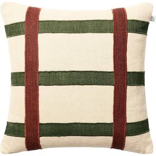 Chhatwal & Jonsson Kiran pudebetræk 50x50 cm Terracotta/Cactus Green