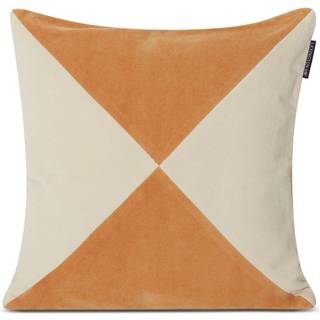 Lexington Patched Organic Cotton Velvet Pillow Cover - Pyntepuder & Betræk Bomuld Sennepsgul - 12334111-3015-SH25