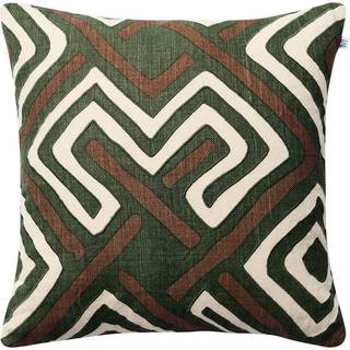 Chhatwal & Jonsson Gujarat Pudebetræk 50x50 Cm /cactus Green - Pyntepuder & Betræk Hør Taupe - CC630172-22B