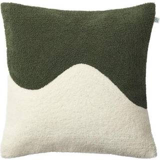 Chhatwal & Jonsson Yogi pudebetræk 50x50 cm Cactus Green/Offwhite