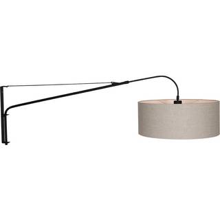 Tekstil-væglampe Elegant Classy sort/grøngrå