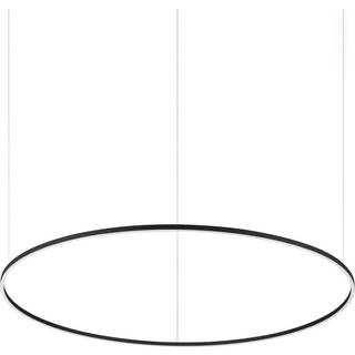 Ideal Lux LED-hængelampe Oracle Slim sort 3.000K Ø 150 cm