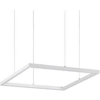 Ideal Lux LED-hængelampe Oracle Slim 50 x 50 cm hvid 3.000 K