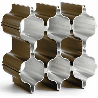 Hex vinholder, bronze, bulkpak