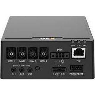 Axis Communications Netzwerkvideorecorder NVR 01991-001 mit IP Kanälen professioneller IP Recorder - schwarz