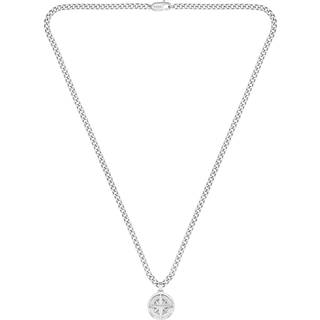 BOSS Compass Necklace Silver