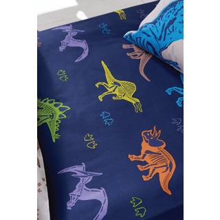 Catherine Lansfield Prehistoric Dinosaurs Fitted SheetDobbelt