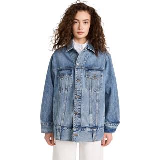 Khaite Grizzo denim jacket - blue - M