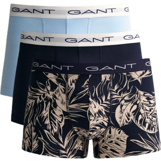 Gant 3-pak Tropical Leaves Printed Trunks - Navy-2 - XX-Large * Kampagne *