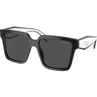 Prada PR 24ZSF Asian Fit 1AB5S0 57 Solbriller Kvinder Black - Black - 57mm