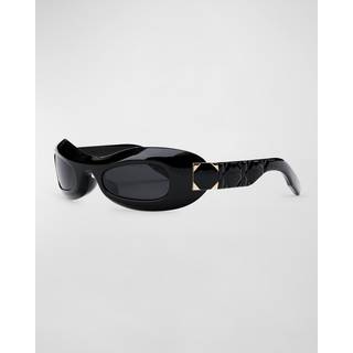 Dior Eyewear Lady 95.22 R1I rectangular sunglasses - black - One Size