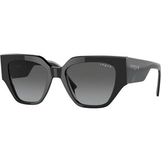 VOGUE EYEWEAR Kvinde VO5409S W44/11 Solbriller Acetat Sort Grå Geometrisk Normal Skygge