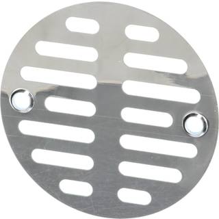 LASCO 03-1247 3-1/2-tommer med to skruer Brusafl?b Ristkrombelagt