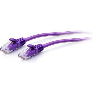 C2G 1FT/0.3M CAT6A SLIM PATCH 28AWG PURPLE