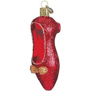 Old World Christmas Shoes Collection Glass blæst ornamenter til juletræ rød tøfler