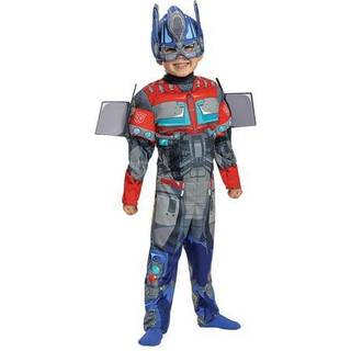 DUGUISE Optimus Prime Toddler Costume Official Transformers Rise of the Beasts Muscle vadderad dräkt och maskstorlek (3T-4T)