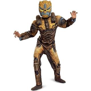 Forklædning Cheetor Transformers kostume for børns officielle transformatorer Rise of the Beasts Muscle Padded Costume and Mask Størrelse (4-6)