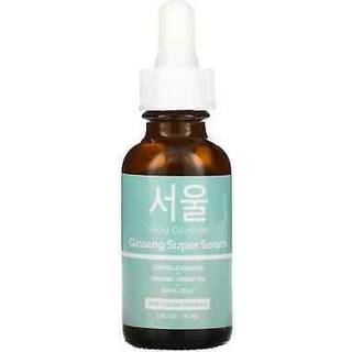 Seoulceuticals Korean Skin Care Ginseng Serum - K Beauty Skincare med grøn te Centella Royal Jelly - Grusomhed Free & Organic for Dewy Glow 1oz