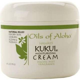 Olier fra Aloha Hawaiian Kukui Moisturizing Cream (Pacific Mist) - 4 ounces