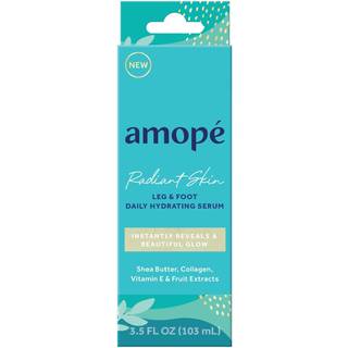 AMOPE Strålande glödande hudben & fot dagligen hydrerande serum 3,5 fl oz kroppslotion fötter grädde fuktighetskräm näringskomplex av kollagen -