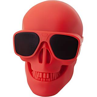 Roter Totenkopf Lautsprecher 13cm