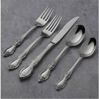 Oneida Louisiana 20 stykker Fin bestik s?t service til 4 18/8 rustfrit st?l