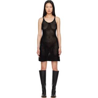 Chloé Halterneck wool midi dress - black - XL