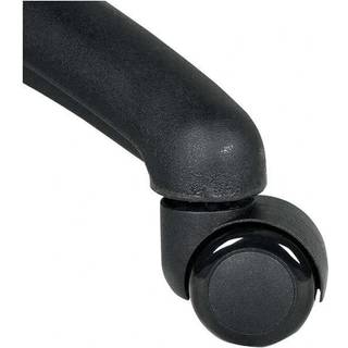 Alera ALECASTERST2 2 tommer B frempind, dobbelthjul, h?ttehjul - sort (5/s?t)