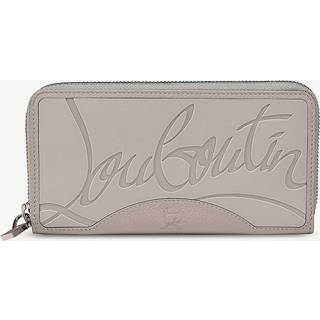 Christian Louboutin Panettone embossed leather wallet - grey - One Size