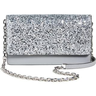 Maison Margiela Glitter wallet on chain - silver - One Size