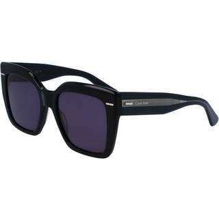 Calvin Klein Kvinde CK23508S 001 Solbriller Acetat Sort Grå Firkantet Normal Normal