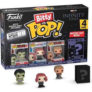 Marvel Bitty POP! Vinyl Figure 4-Pack Hulk 2,5 cm
