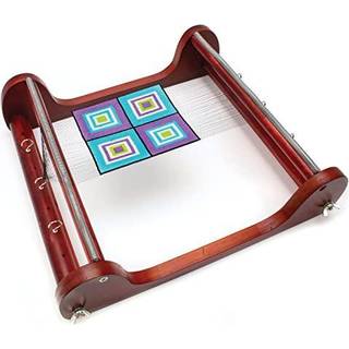 Beadsmith Wood Perle Loom 12,5 x 13 x 3,5 inkluderer monteringsinstruktioner Brug til at oprette armb?nd halsk?der b?lter og mere