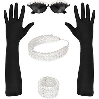 Miss Golightly Kostüm Zubehör Set 4 tlg
