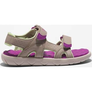 Timberland Kids' Perkins Row 2-Strap Sandal Pure Cashmere, 31