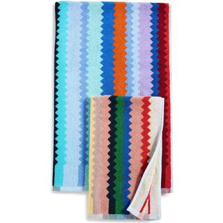 Missoni Bath Linens - 'Cecil' towel set, two pieces in MULTICOLOR 100% Cotton