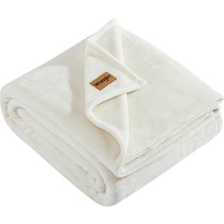 Wrangler- Twin T?ppe Ultra Soft Plush Fleece Reversible Bedding Yellowstone Inspired (Solid Sand Twin)