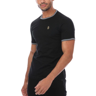 Luke 1977 Looper Tipped T Shirt Black