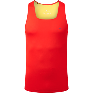 Ronhill Tech Revive Racer Tank Top Men - Red, Yellow, Size XL - red