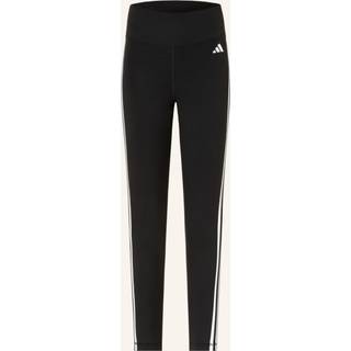 Train Essentials 3-Stripes High-Waisted 7/8 leggings - Black - XS