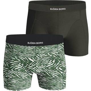 Björn Borg 2-pak Premium Cotton Stretch Boxer 2354 - Green Pattern - Medium